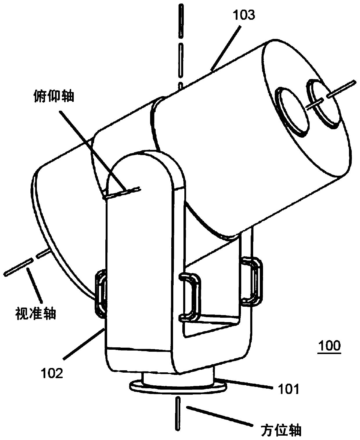 Shafting perpendicularity detection device and method for horizontal photoelectric tracking system