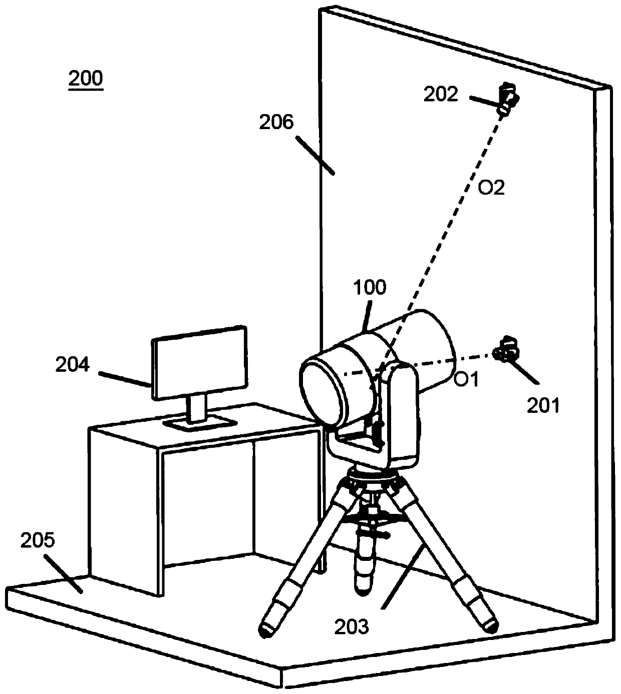 Shafting perpendicularity detection device and method for horizontal photoelectric tracking system