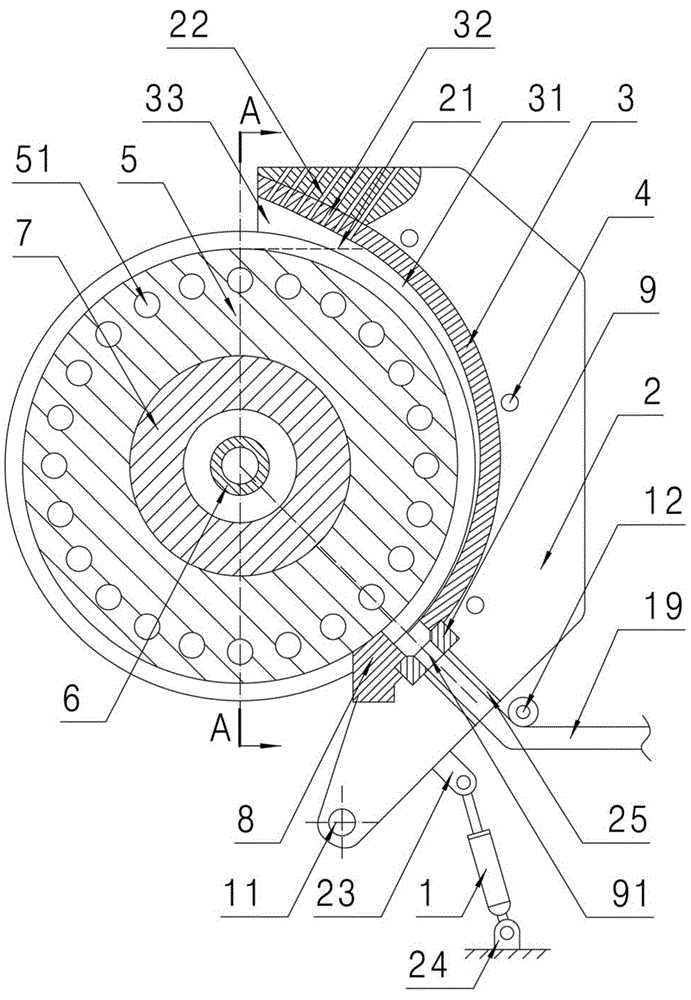 Continuous cast extrusion molding device