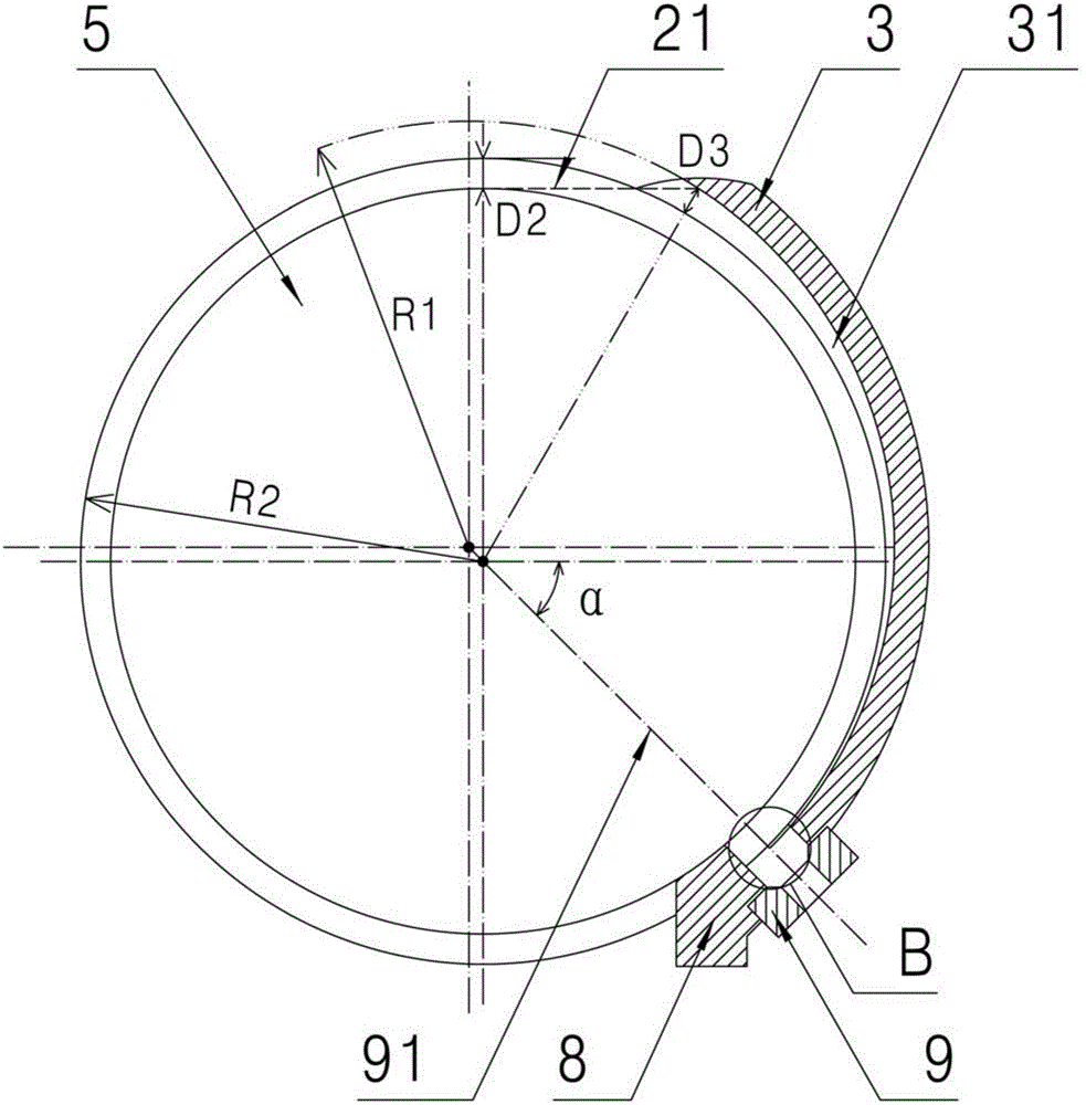 Continuous cast extrusion molding device