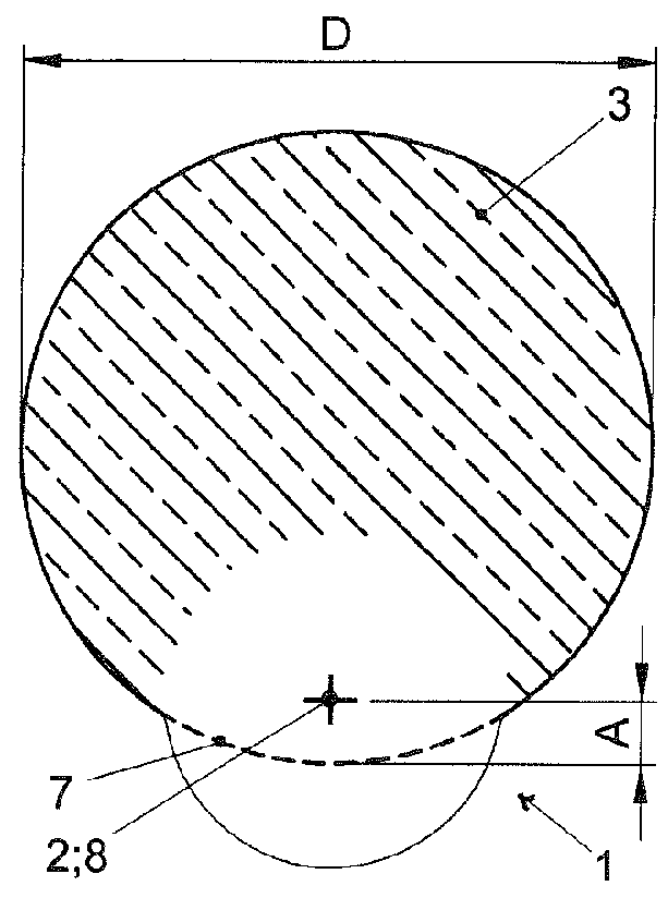 Eccentric shaft assembly having fixed and movable eccentric masses