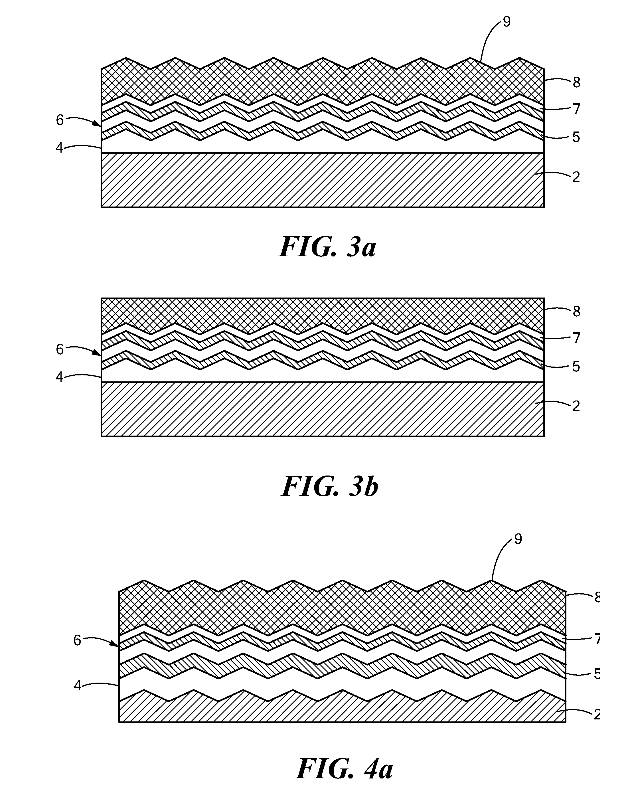 Optical devices featuring nonpolar textured semiconductor layers