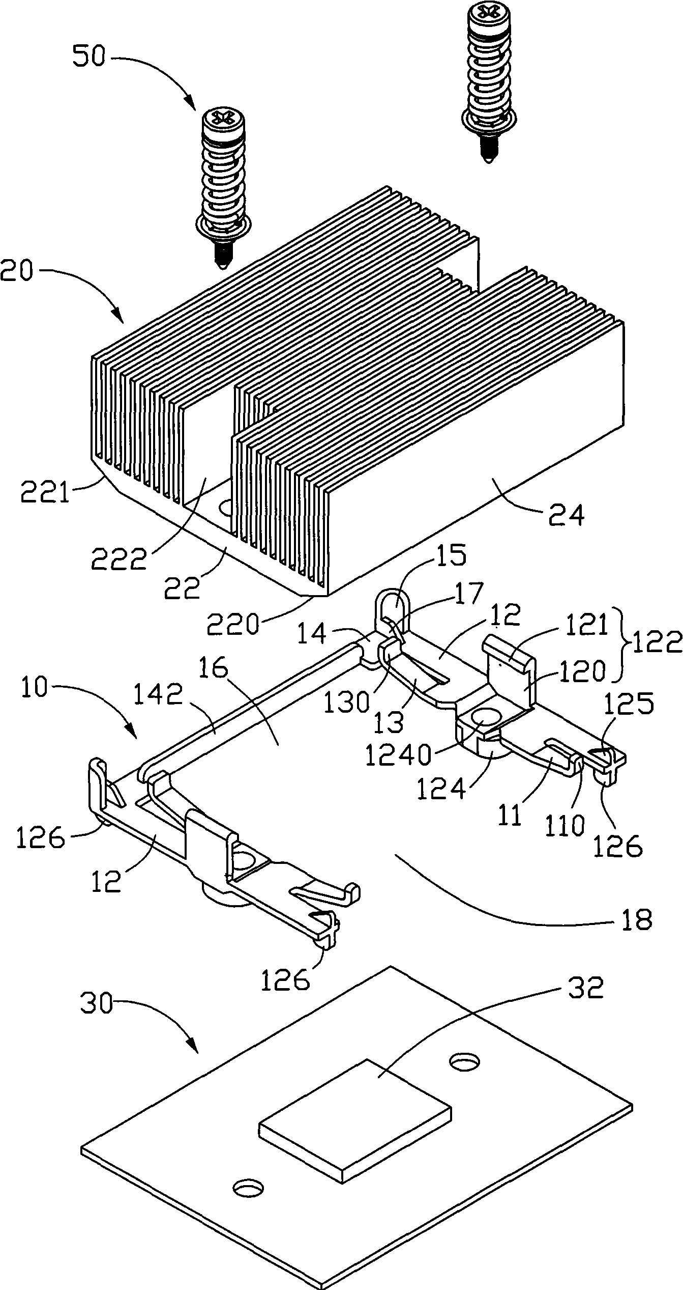 Heat radiation device