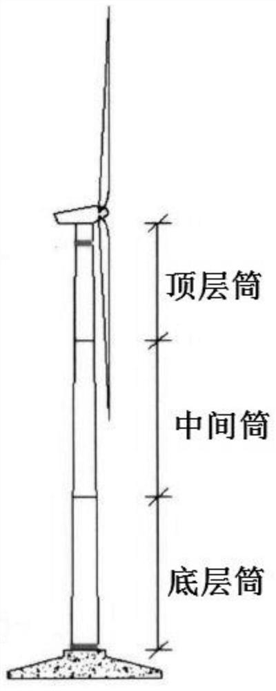 Wind power tower vibration monitoring system and monitoring method thereof