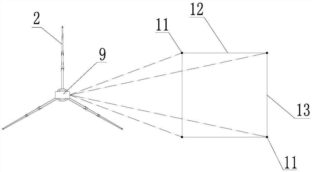 Laser quadrat device