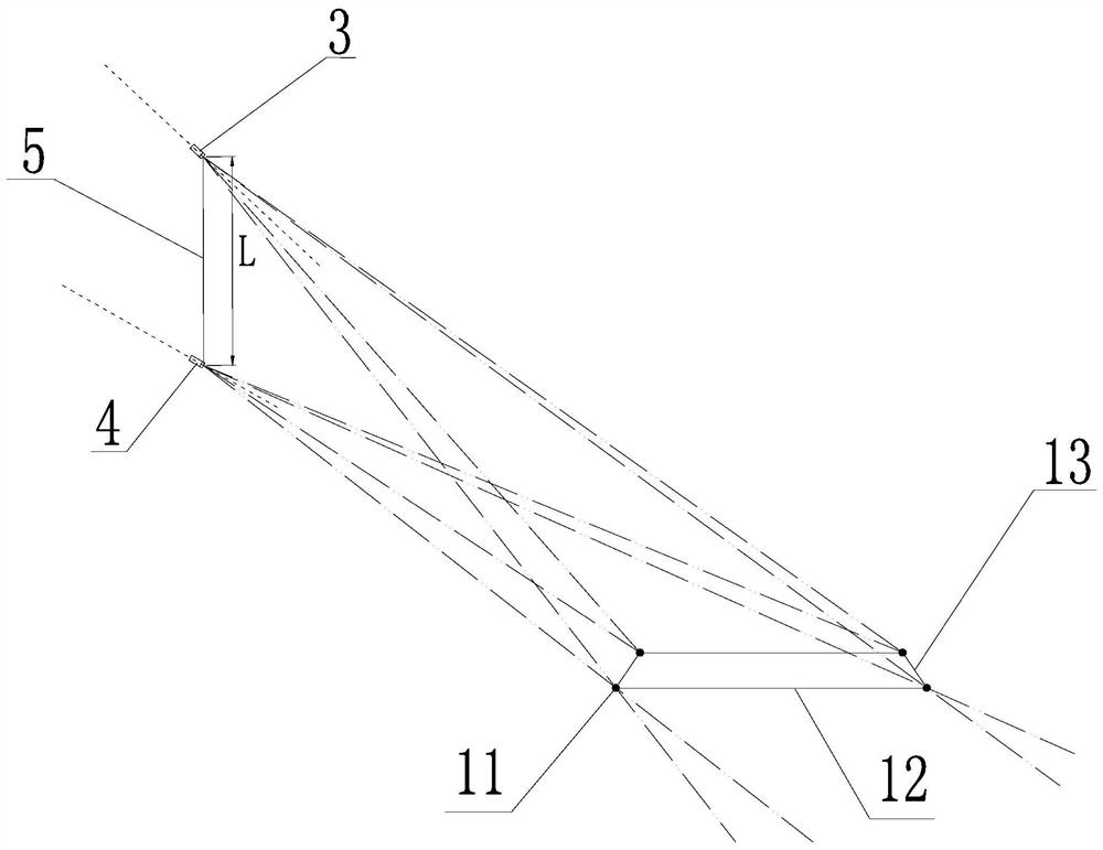 Laser quadrat device