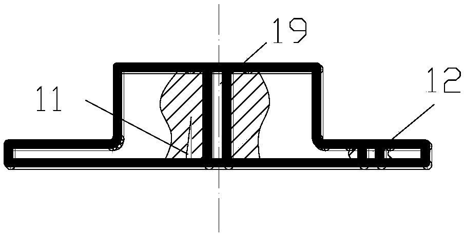 Sectional type ash-cone mold