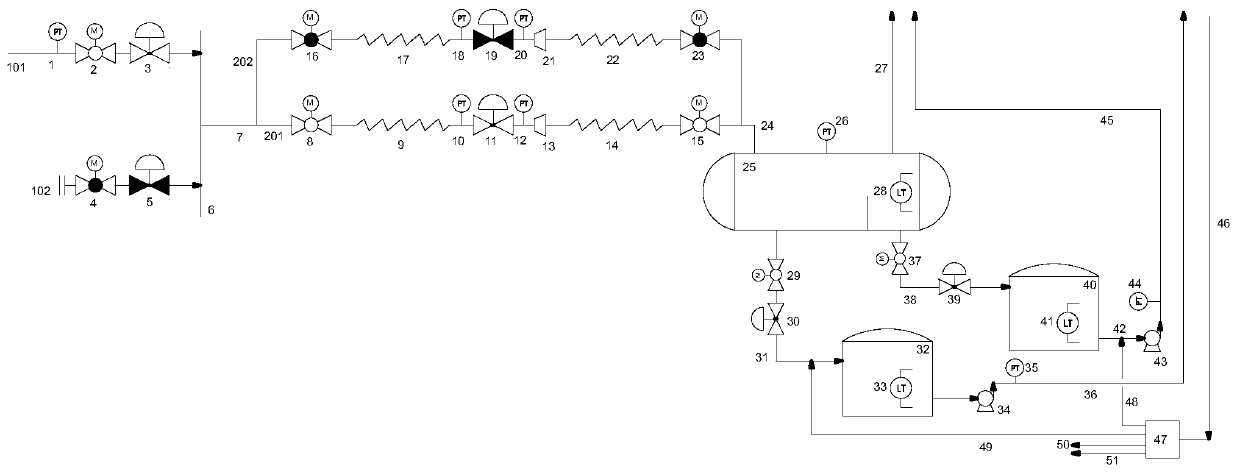 Underwater production system and underwater production method of fluidized mining based natural gas hydrate