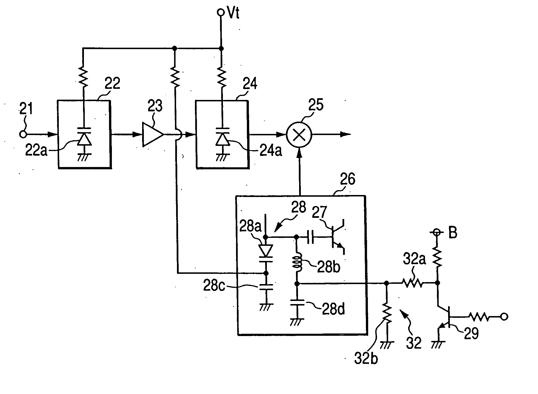 Television tuner which can obtain sufficient receiving sensitivity even when receiving FM broadcasting signal