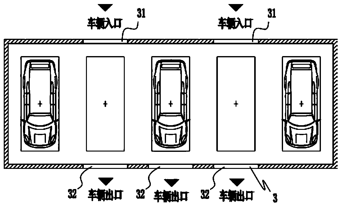 A deep well three-dimensional combined underground parking garage and its construction method