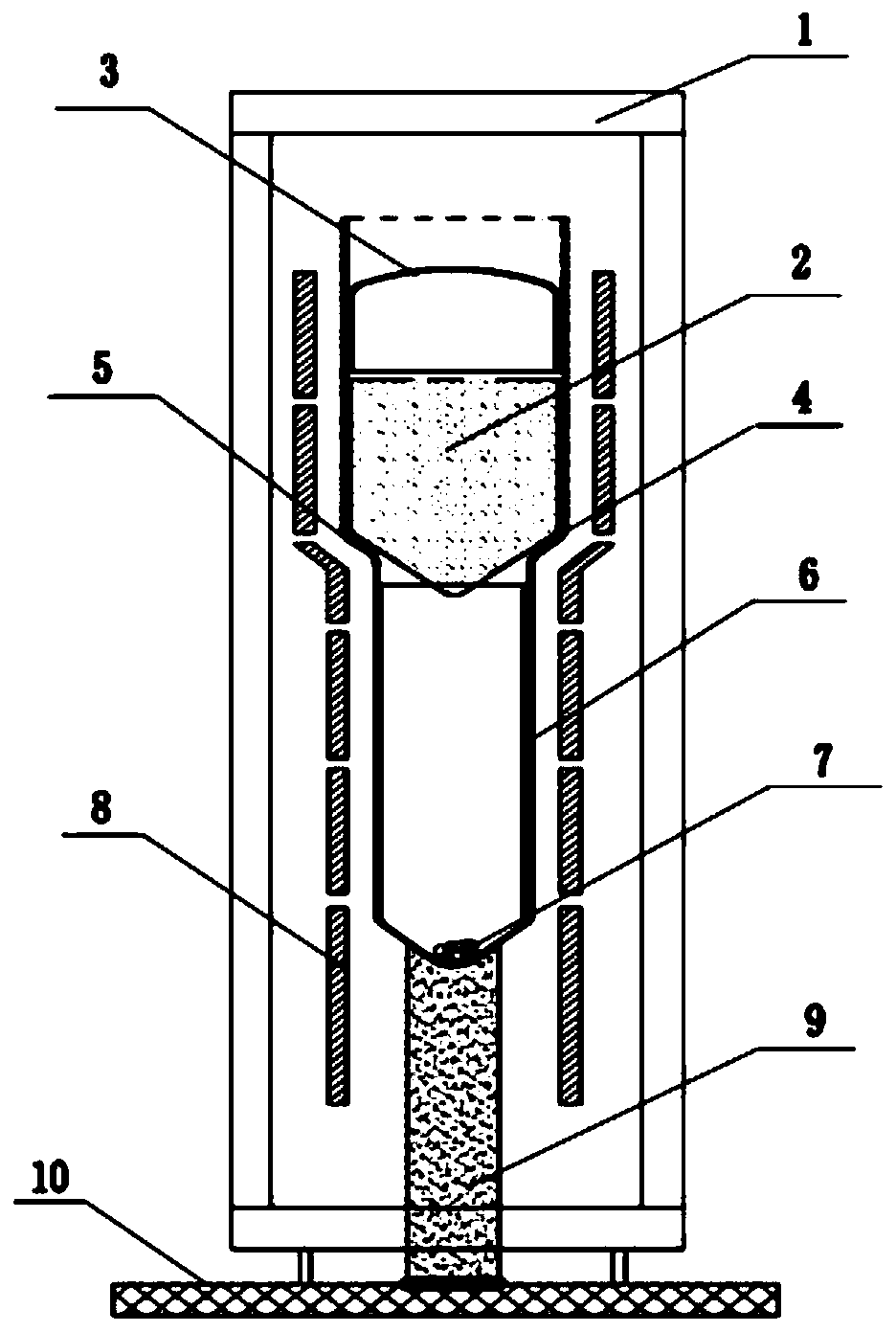 Method for preparing gallium arsenide polycrystal by recycling gallium arsenide waste