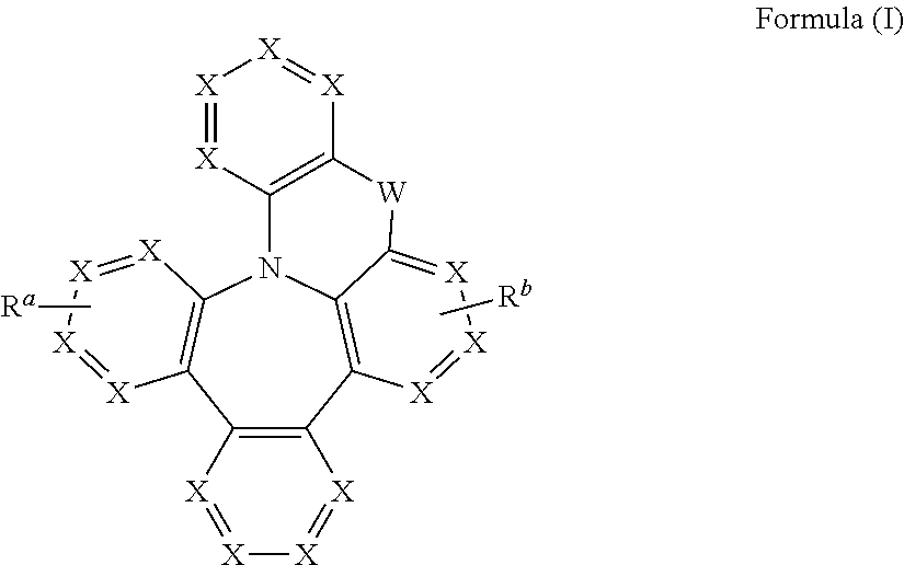 Heterocyclic compounds with dibenzazapine structures