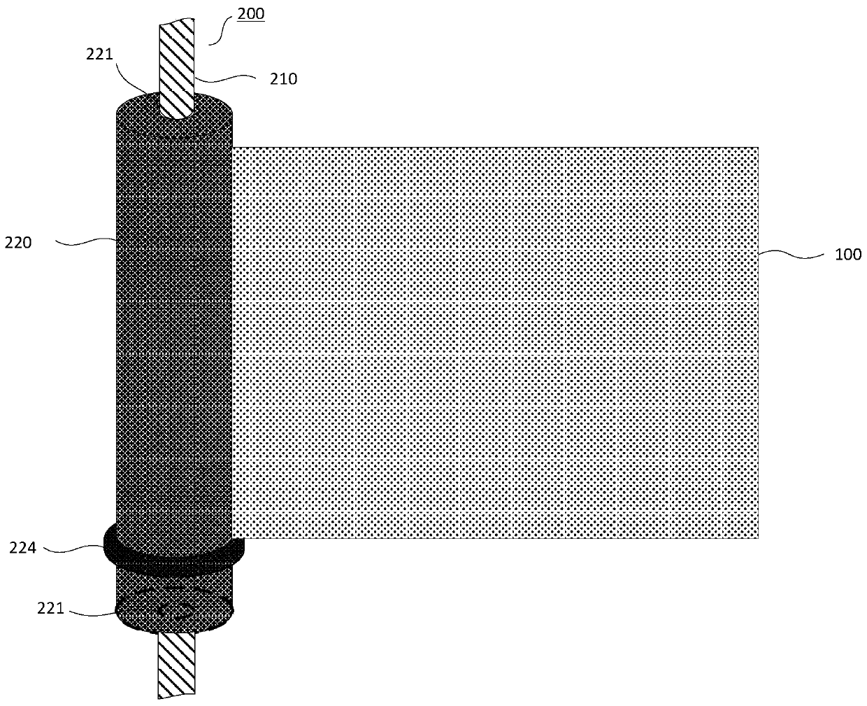 A flexible display device