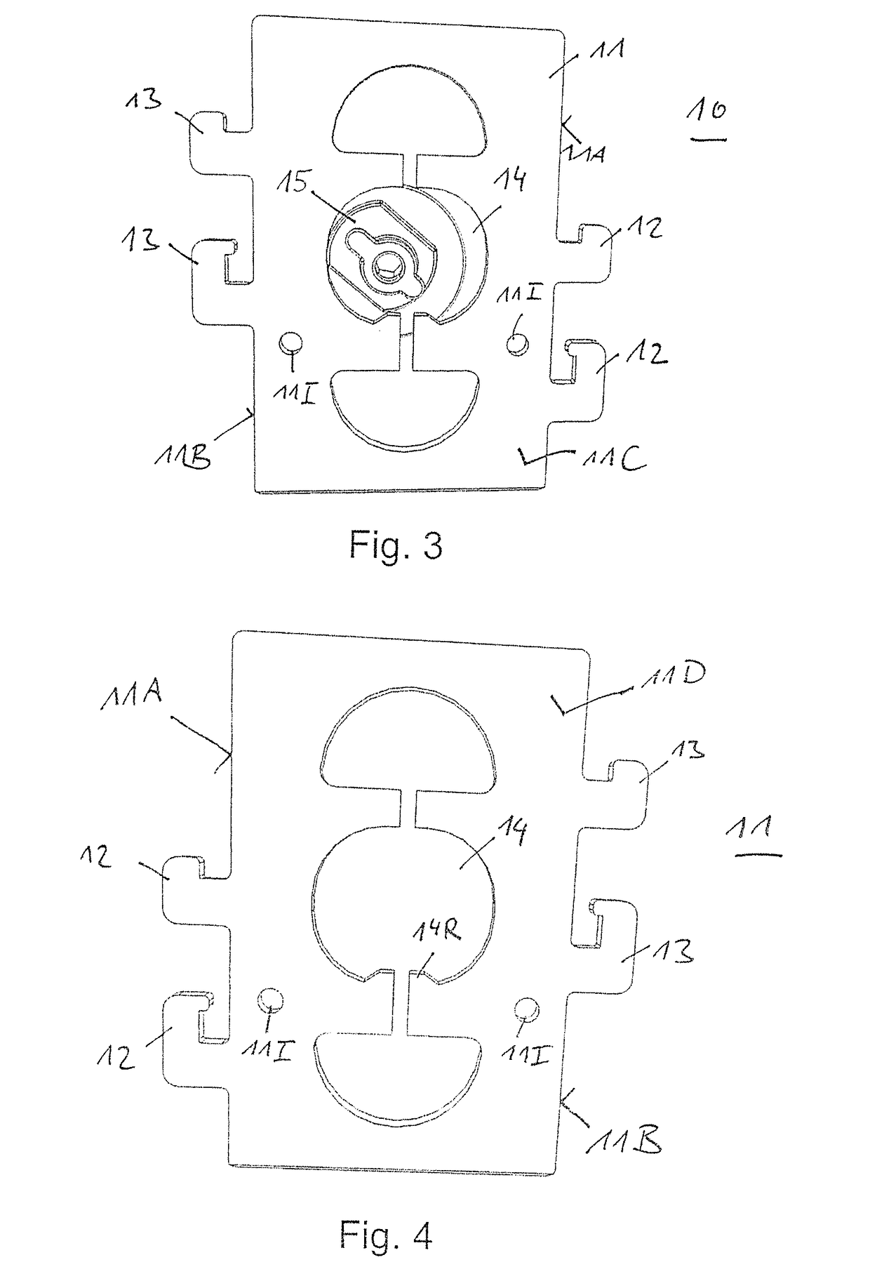 Mounting device and method for connecting two support beams