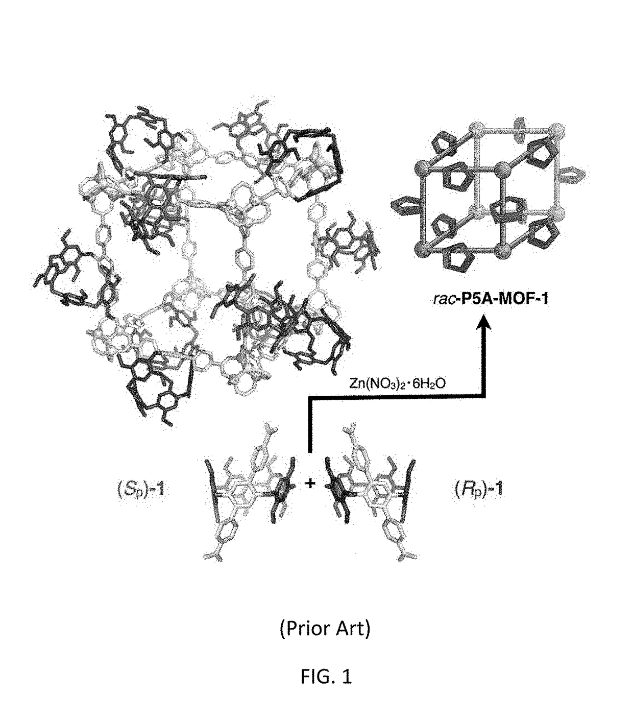 Homochiral metal-organic framework with enantiopure pillar[5]arene active domains