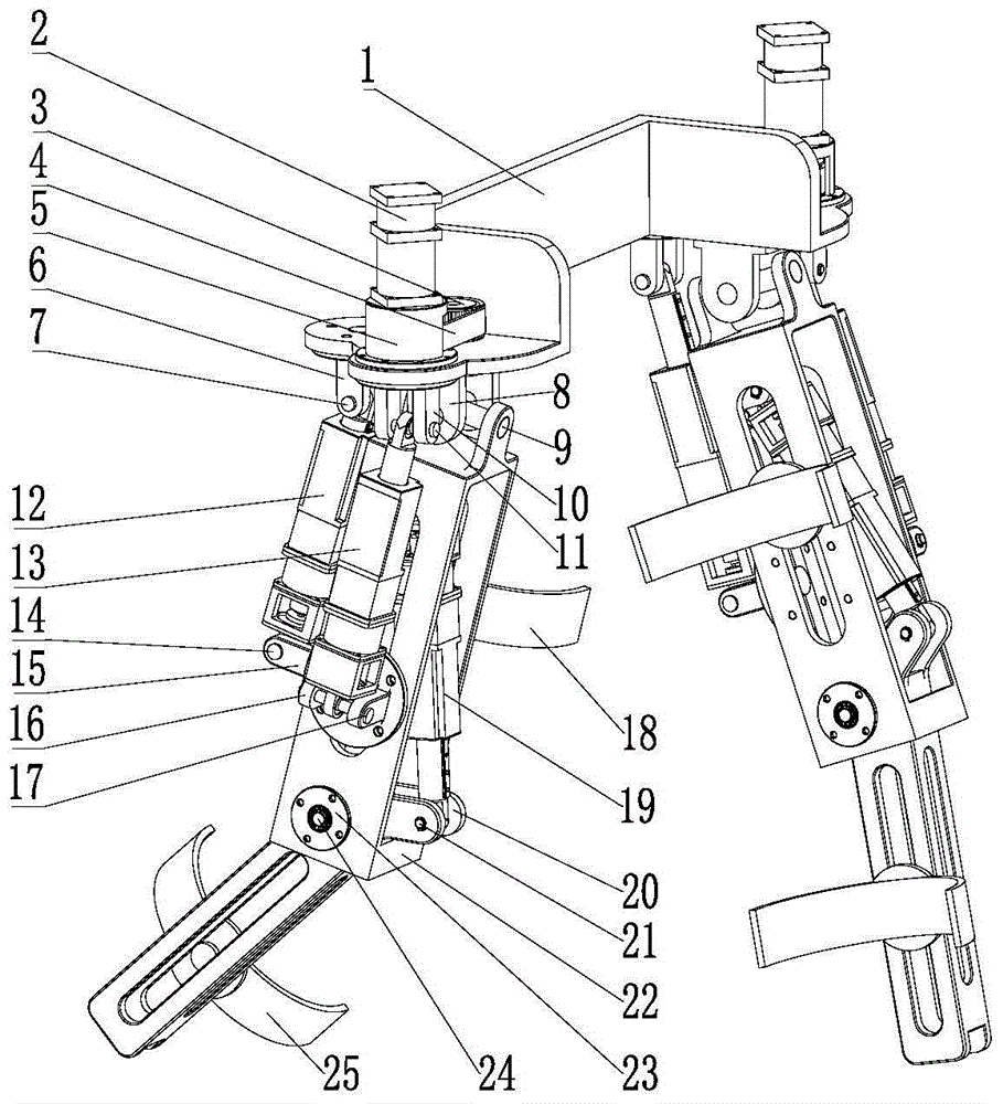 A parallel lower extremity exoskeleton rehabilitation training device