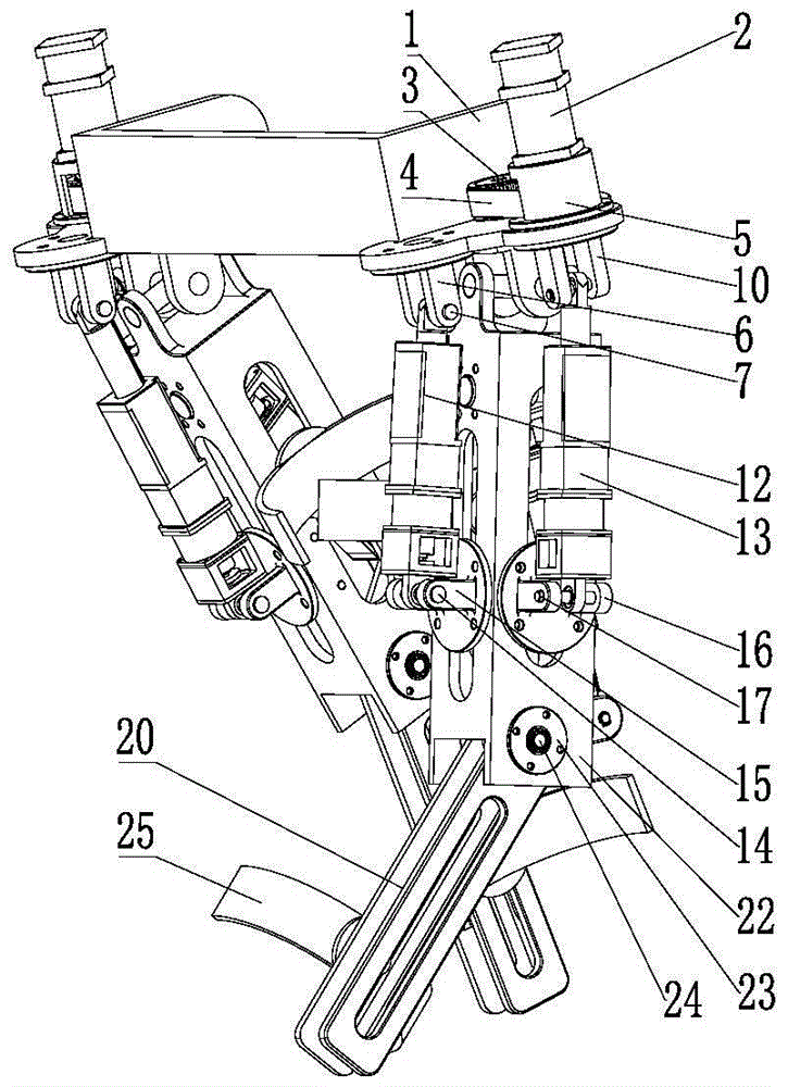 A parallel lower extremity exoskeleton rehabilitation training device