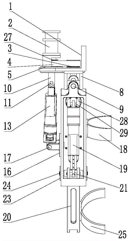 A parallel lower extremity exoskeleton rehabilitation training device