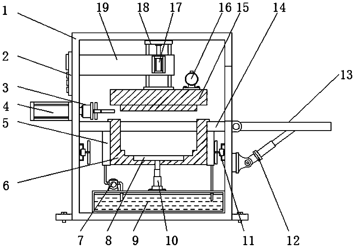 Rapid forming machining die used for machining aluminum part