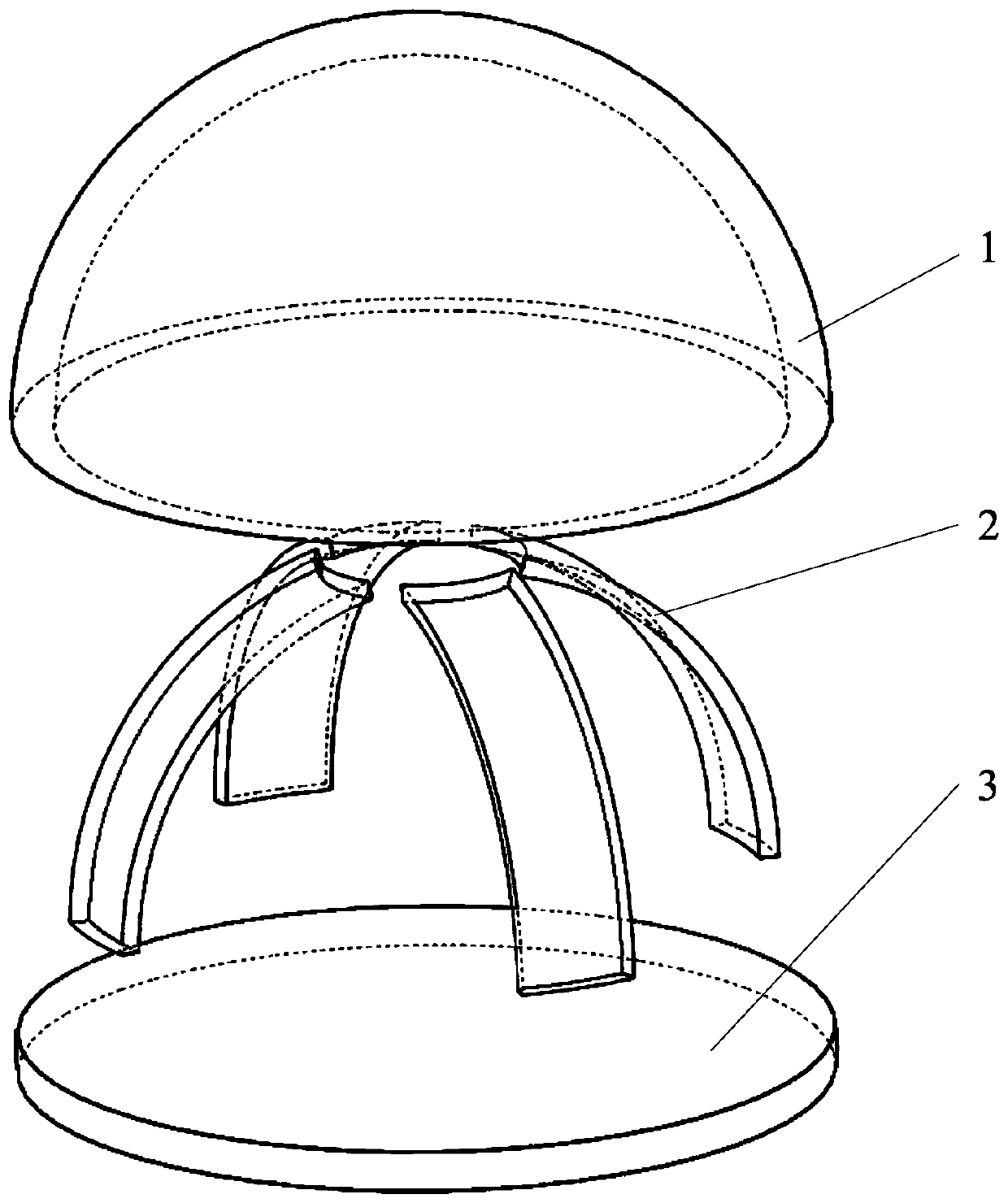 Three-dimensional force flexible tactile sensor based on conductive fabric