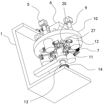 A damper durability test device