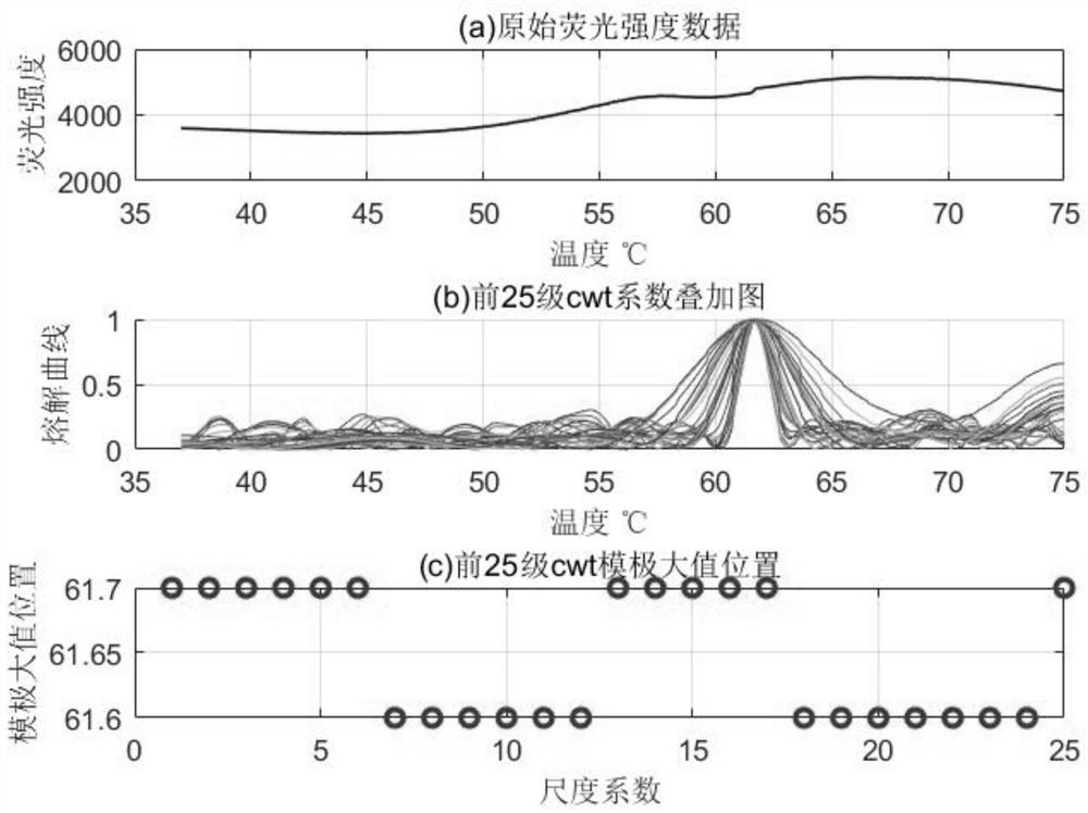 Melting curve abnormal value processing method and device and electronic equipment