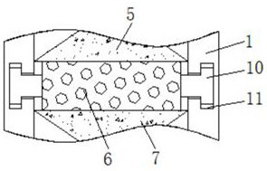 High-efficiency powder metallurgy dust removal device