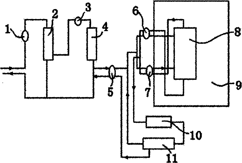 Reciprocally turning perfusion bioreactor for biological artificial liver and processing method thereof