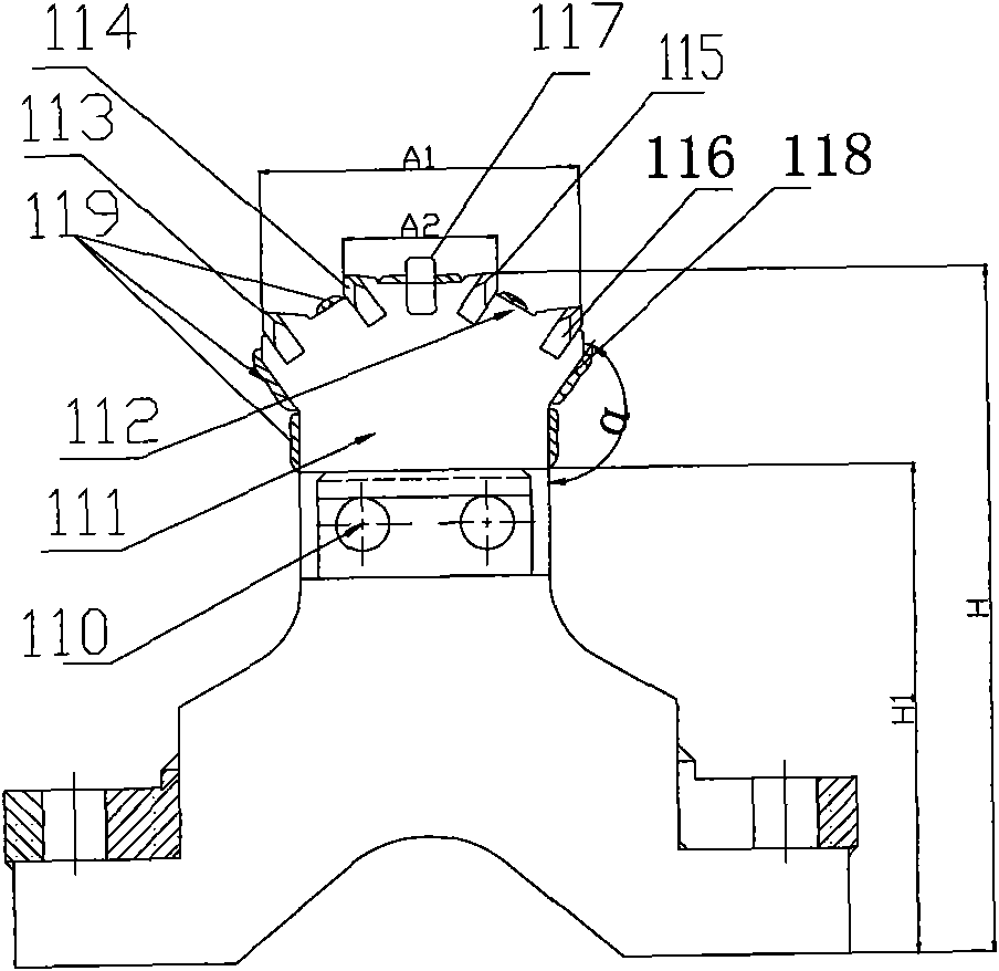 Earth pressure balance shield machine cutterhead