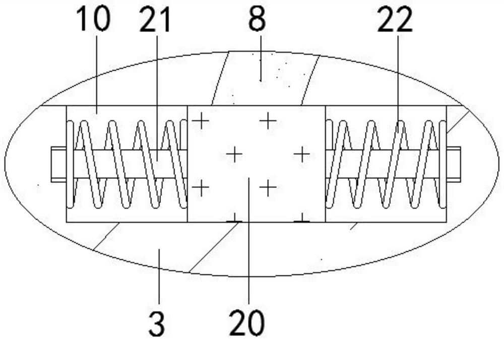 Shock absorption and noise reduction device for air compressor