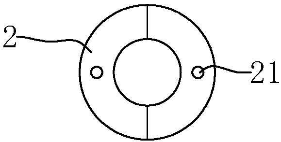 Clamp connection-type connecting device in sleeve and its connection structure and installation method thereof