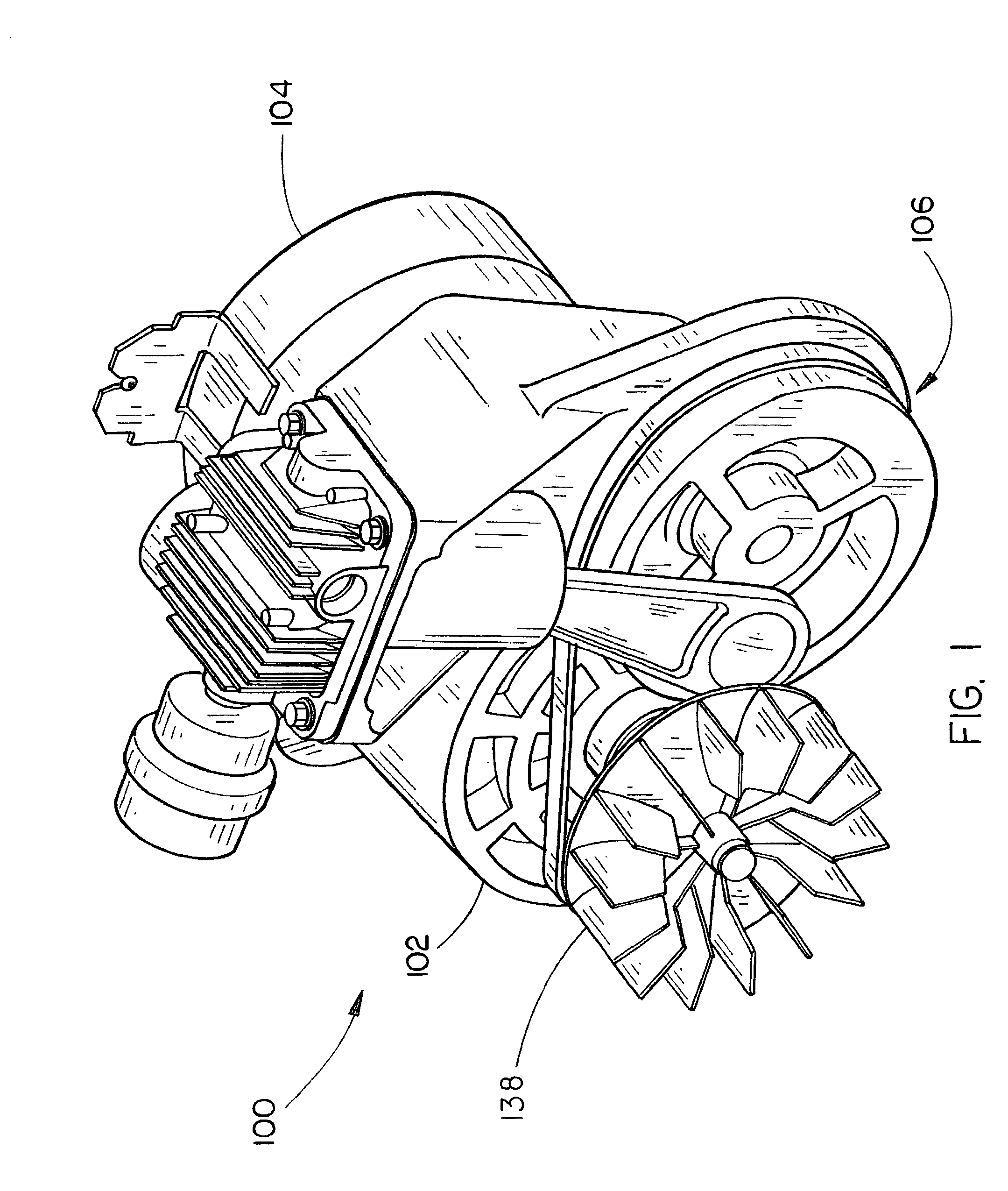 Compressor assembly having counter rotating motor and compressor shafts