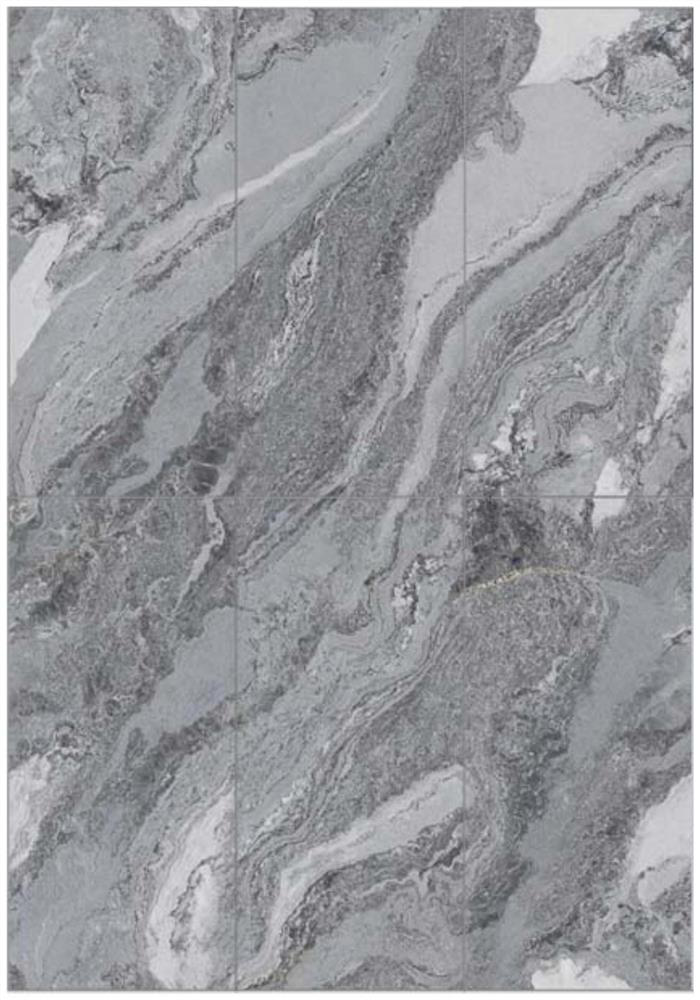 Production method of close-joint grain-connection super-wear-resistant diamond glaze marble ceramic tile and ceramic tile