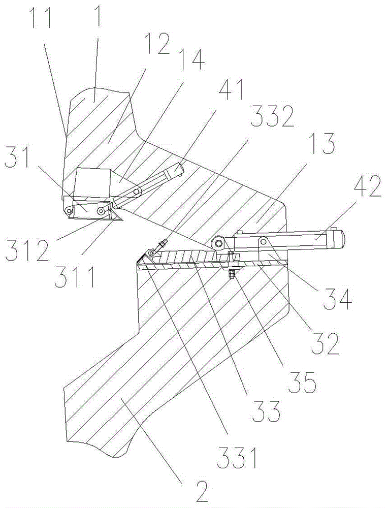 A formwork assembly for lining corbels in tunnel construction and its construction method