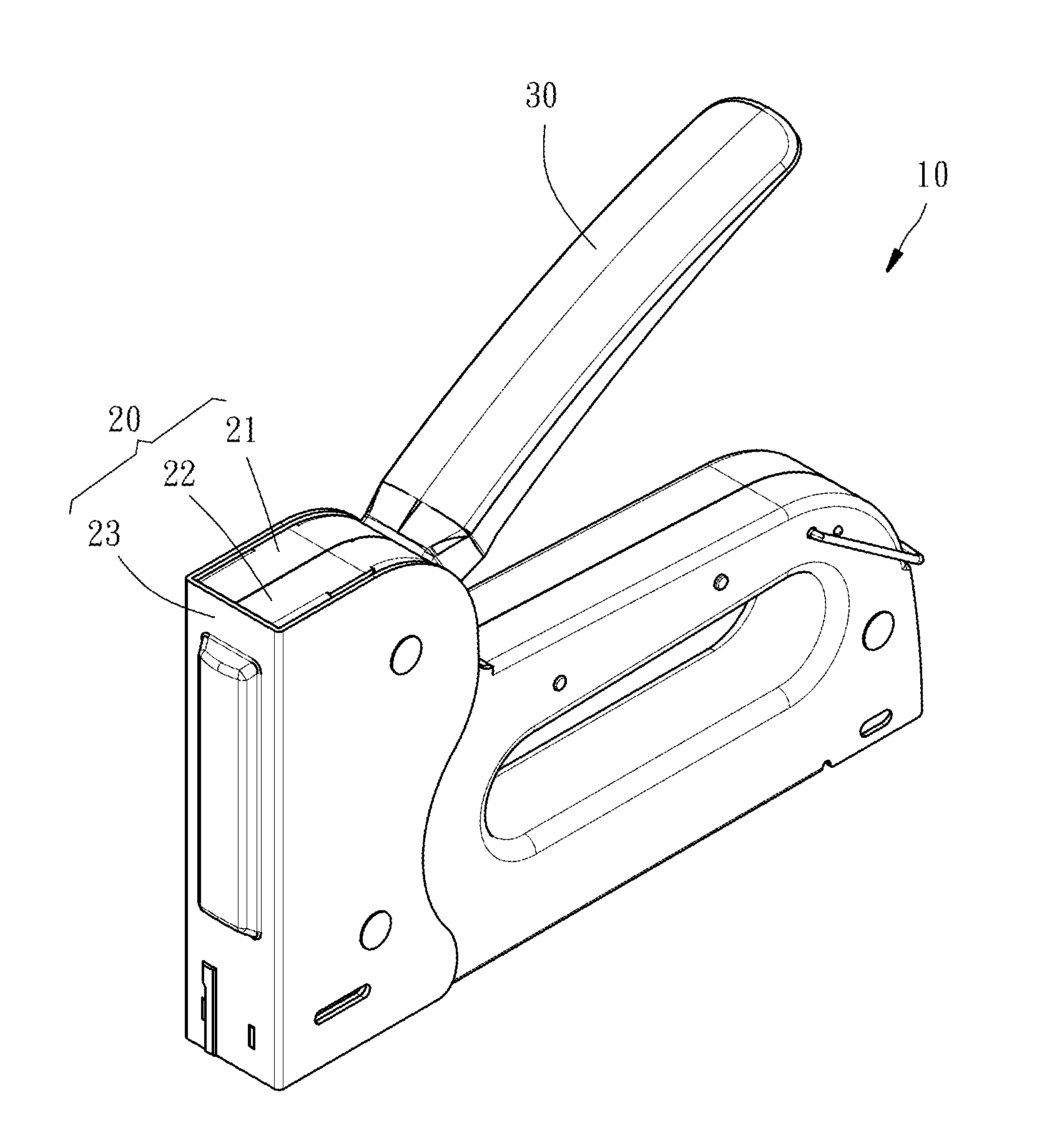 Staple gun automatically applicable to staples of multiple sorts