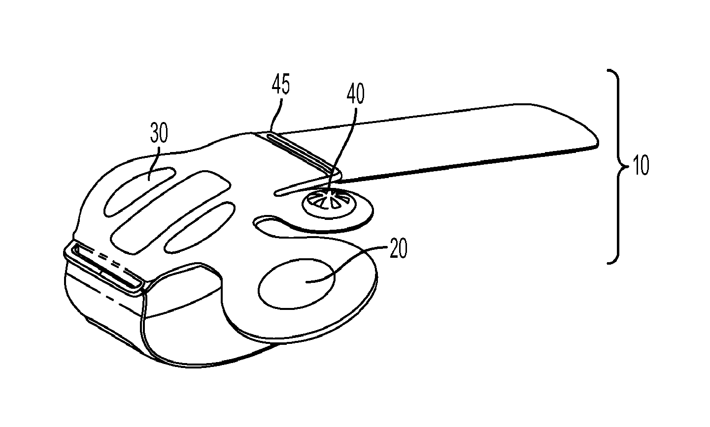 Methods and apparatus for a manual radial artery compression device