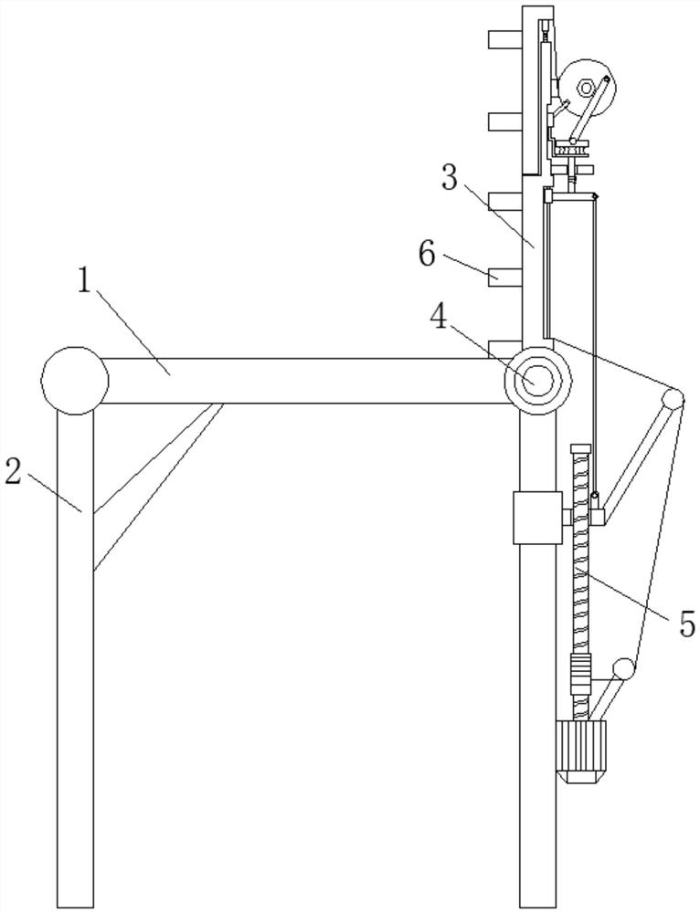 Beam frame device for building construction