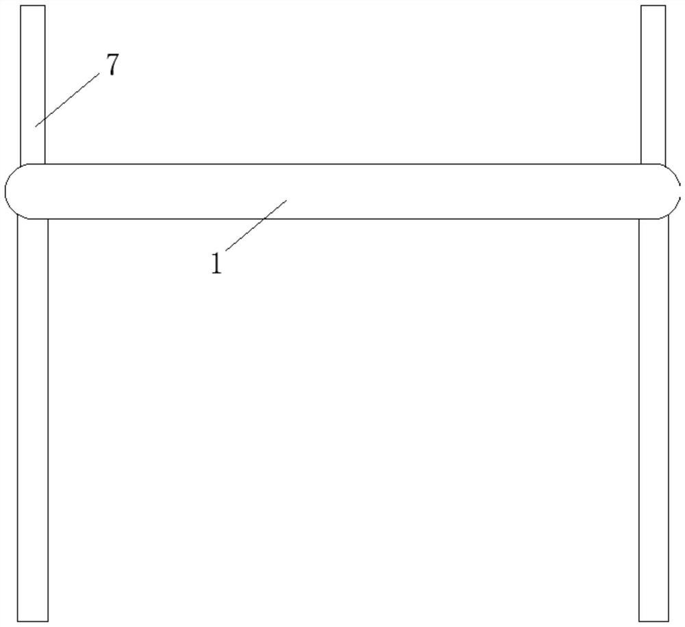 Beam frame device for building construction