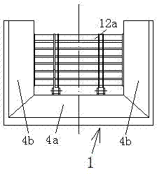 Submerged floating energy-gathered guiding type wave power generation platform