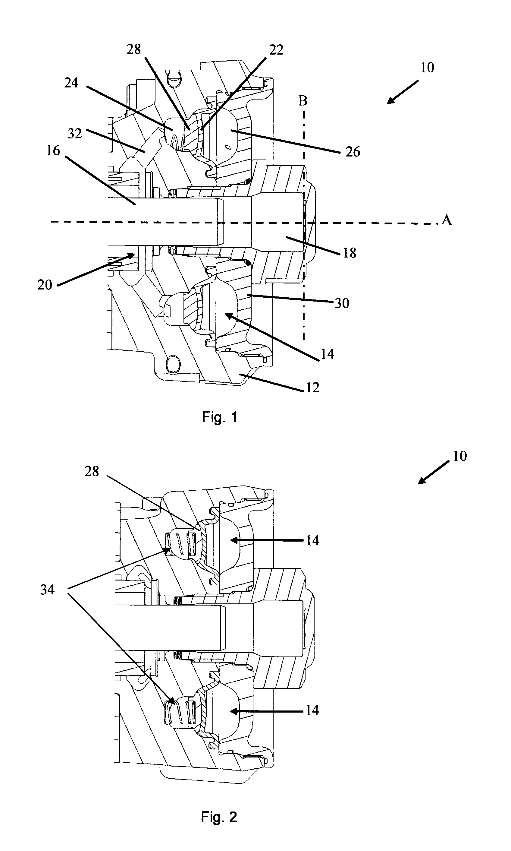 Pressure accumulator and percussion device