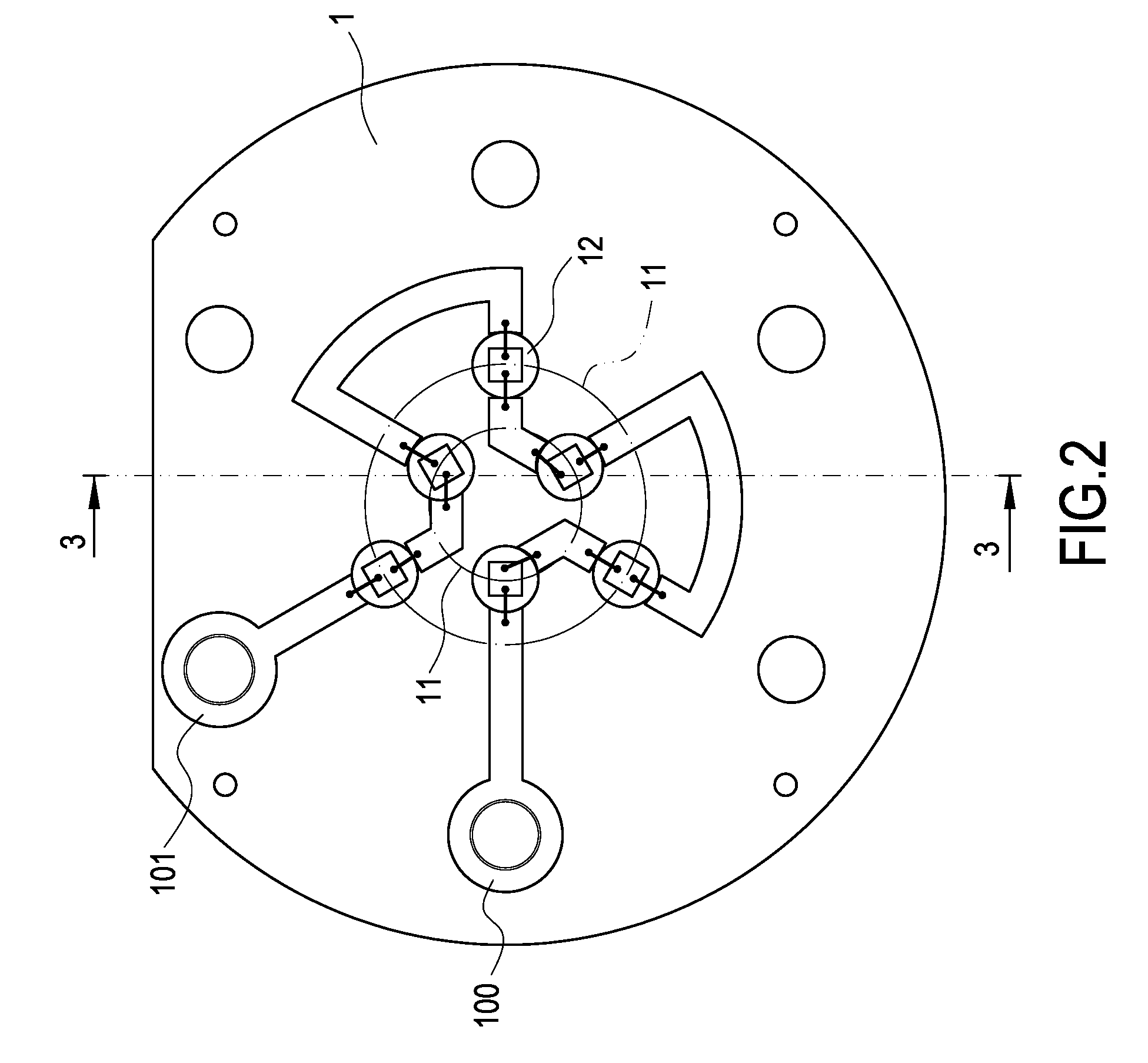 Arrangement of Light-Emitting Diodes Of LED Lamp