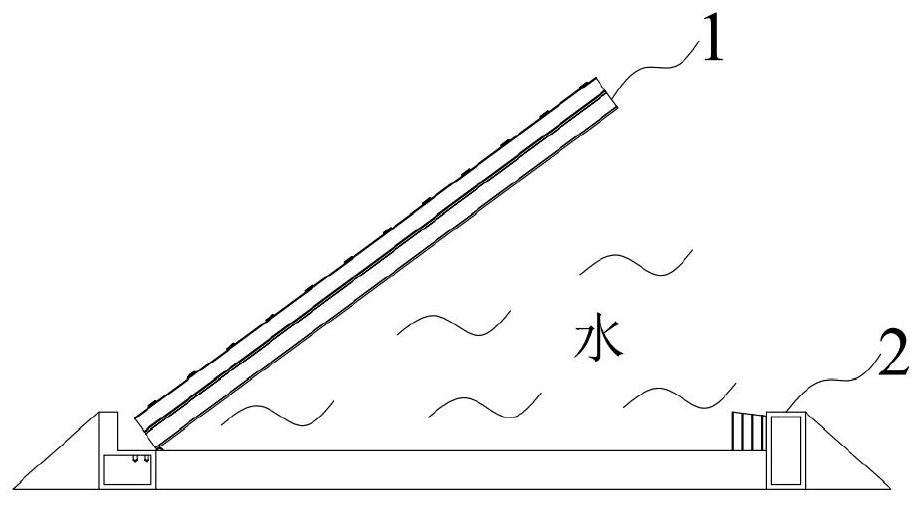 Automatic water retaining panel