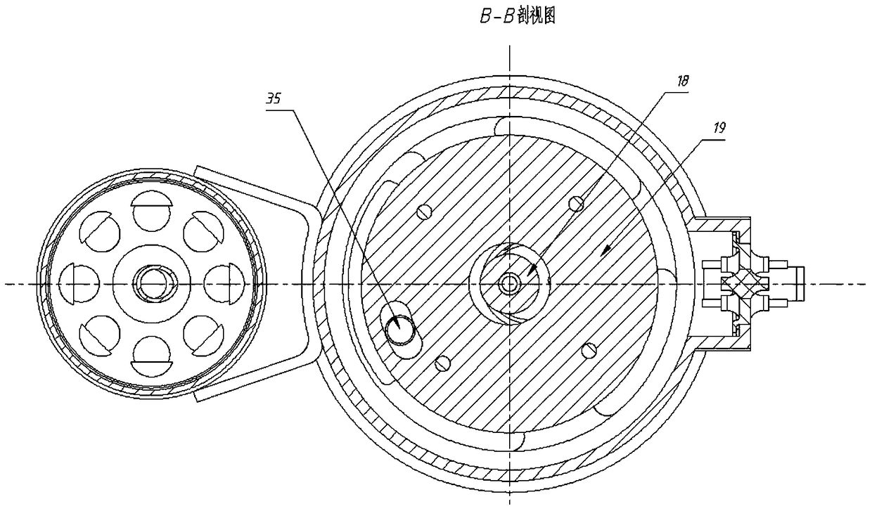 Vertical two-stage rotary compressor for refrigerator and working method thereof