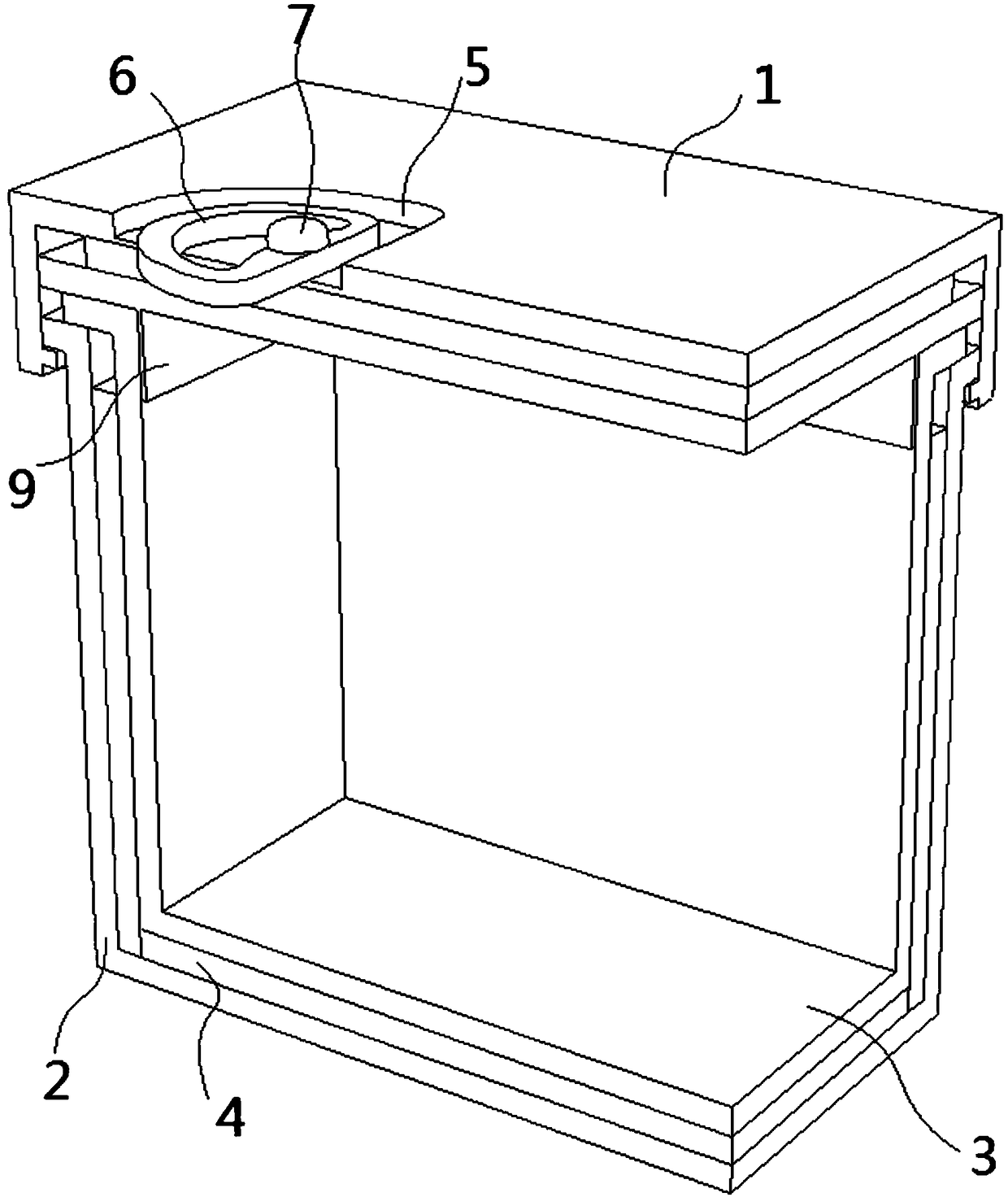 Leakage-proof heat preservation take-out packing box