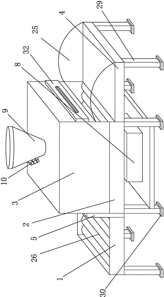 Glass sand-blasting machine used for glass surface processing