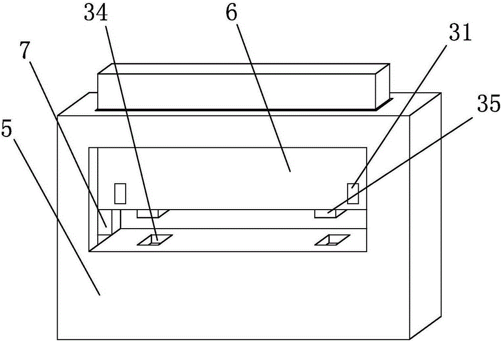 Glass sand-blasting machine used for glass surface processing