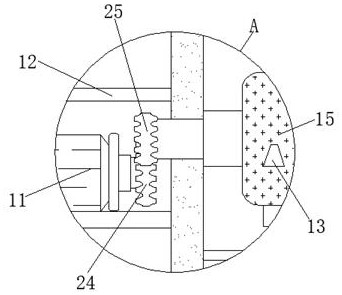 Stone crushing device for building