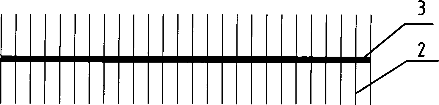 Hollow glass spacing section bar