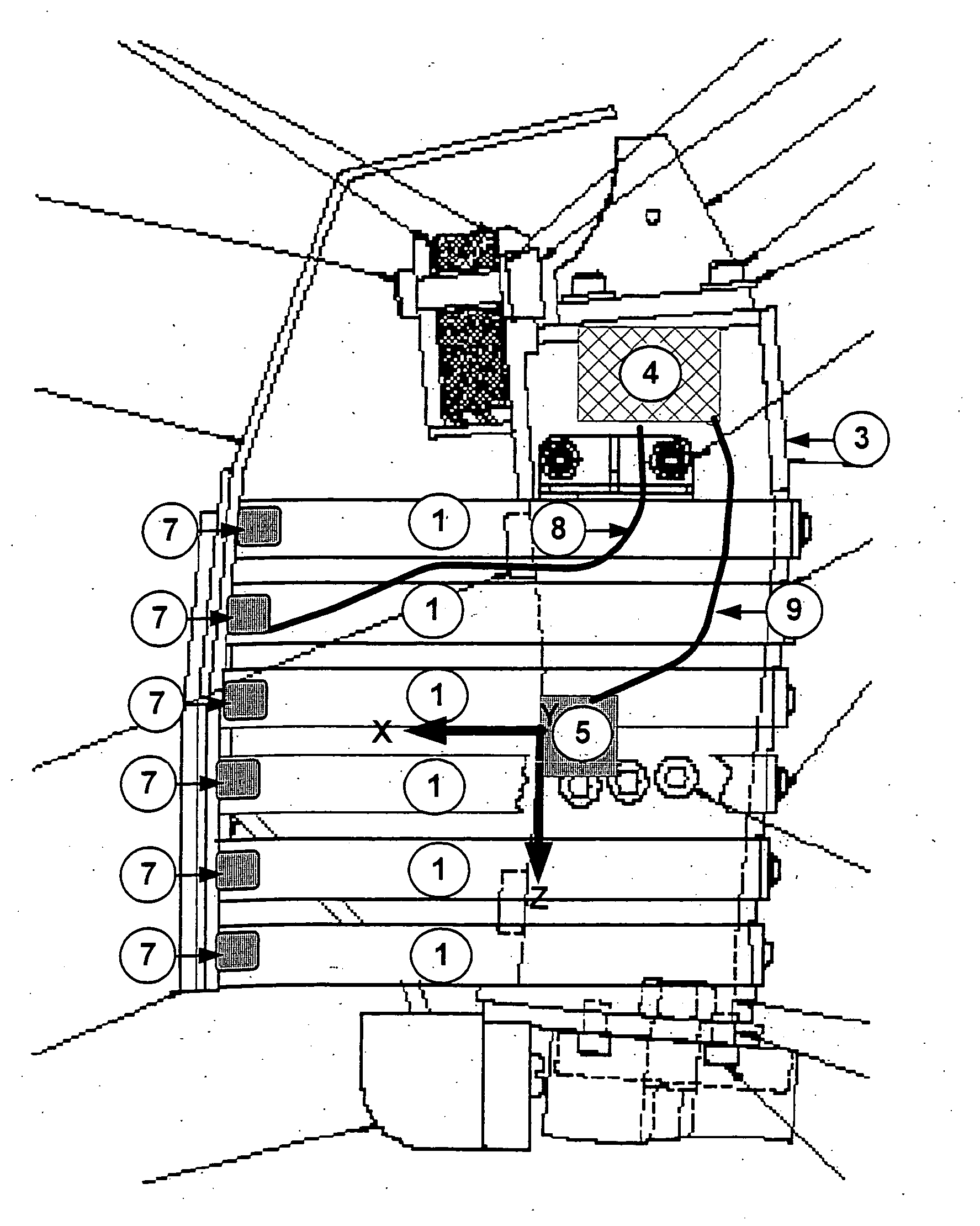 Multi-point position measuring and recording system for anthropomorphic test devices