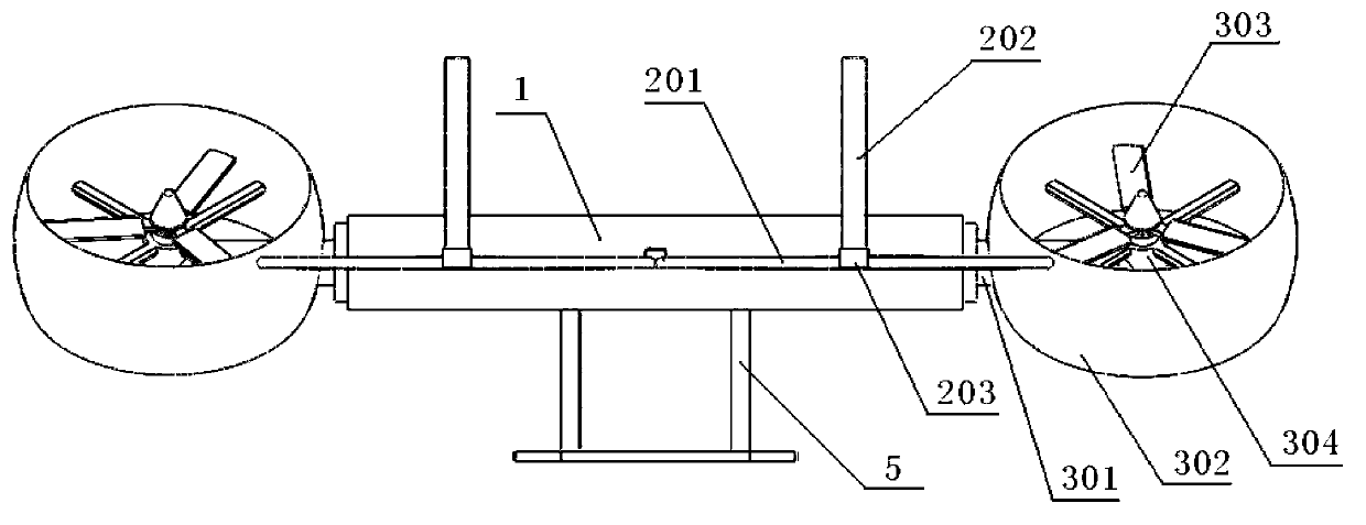 Suspension-type helicopter